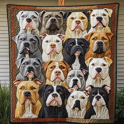 Dog Dynasty Quilted Blanket NCU0VH1778