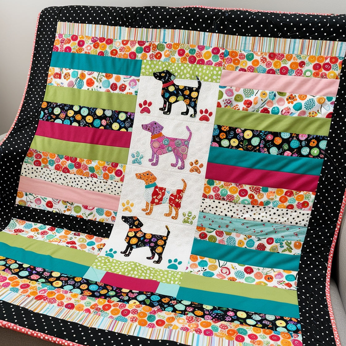 Dogs NTA151024063 Quilt Blanket