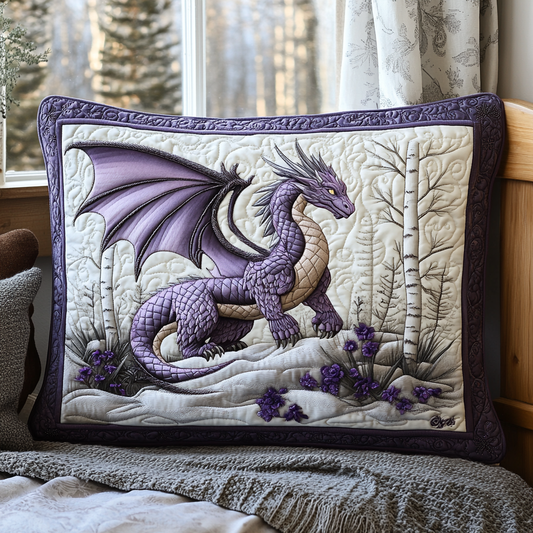 Dragon Forest Quilted Bedding Pillow Case NCU0DV2608