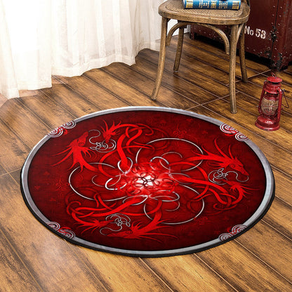 Dragon BL240811C Round Area Rug