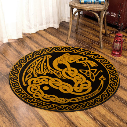 Dragon Celtic DD170819RR Round Area Rug