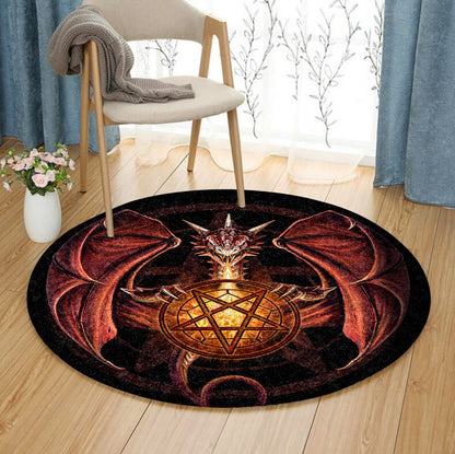 Dragon HM130809TM Round Area Rug