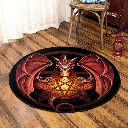 Dragon HM130809TM Round Area Rug