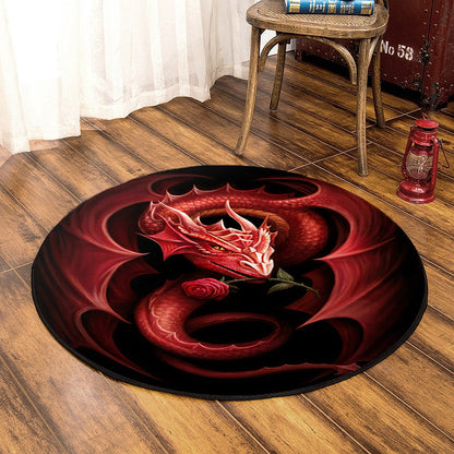 Dragon HM150815TM Round Area Rug