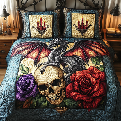 Dragon Dominion Quilted Bedding Set NCU0DV2508