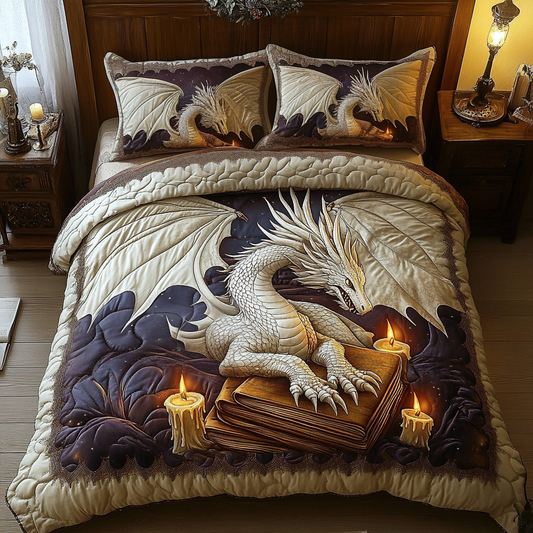 Dragon Mist Quilted Bedding Set NCU0DV2460