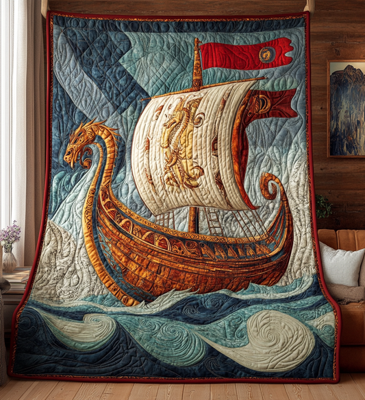 Dragon Voyage Quilted Blanket NCU0DV920