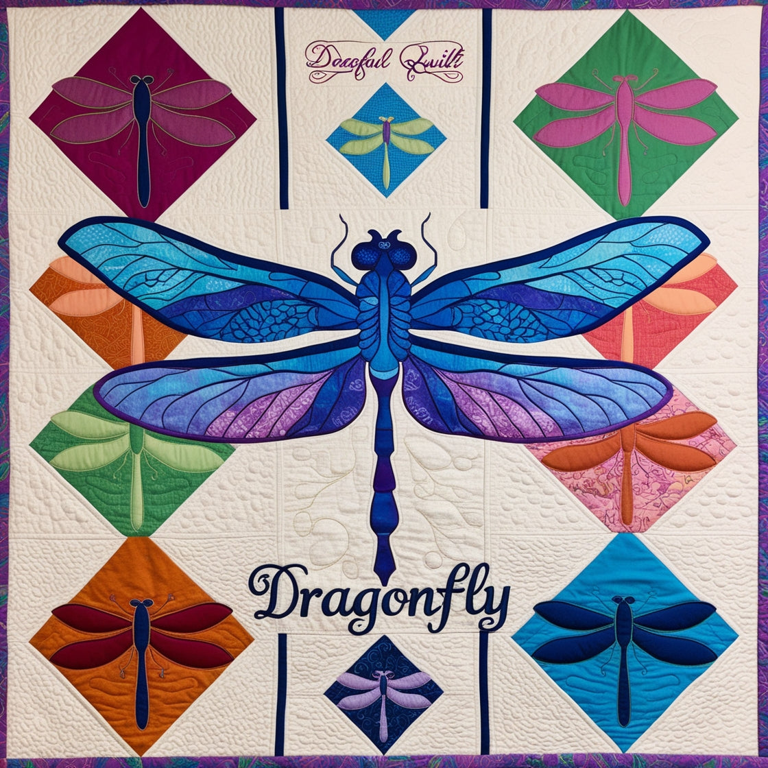 Dragonfly NTA151024102 Quilt Blanket