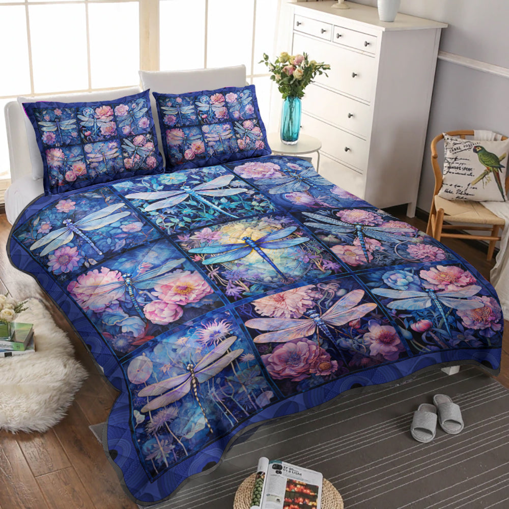 Dragonfly HM09102303QB Quilt Bedding Set