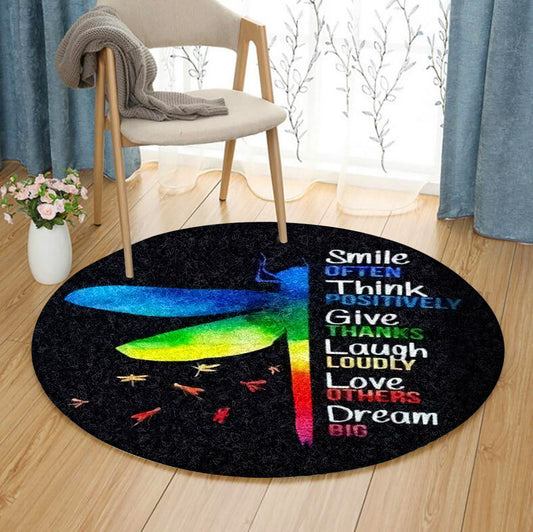 Dragonfly BL290817RR Round Area Rug