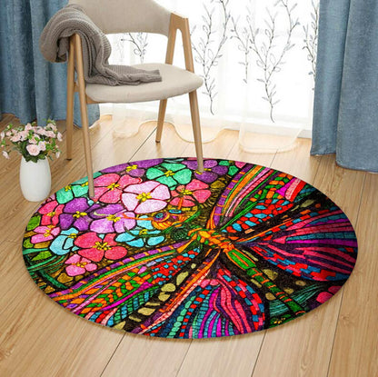 Dragonfly BT160818RR Round Area Rug