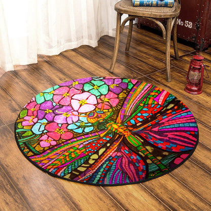 Dragonfly BT160818RR Round Area Rug