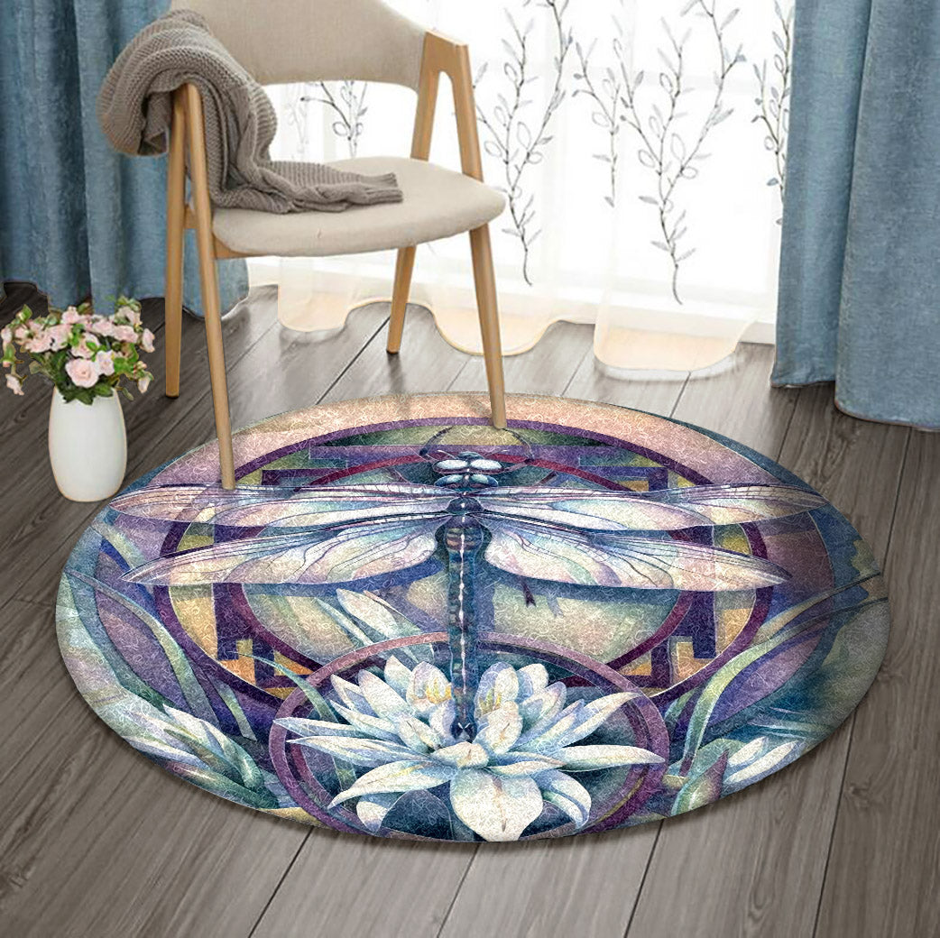 Dragonfly DD0810048RR Round Area Rug