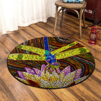 Dragonfly DD130804AA Round Area Rug