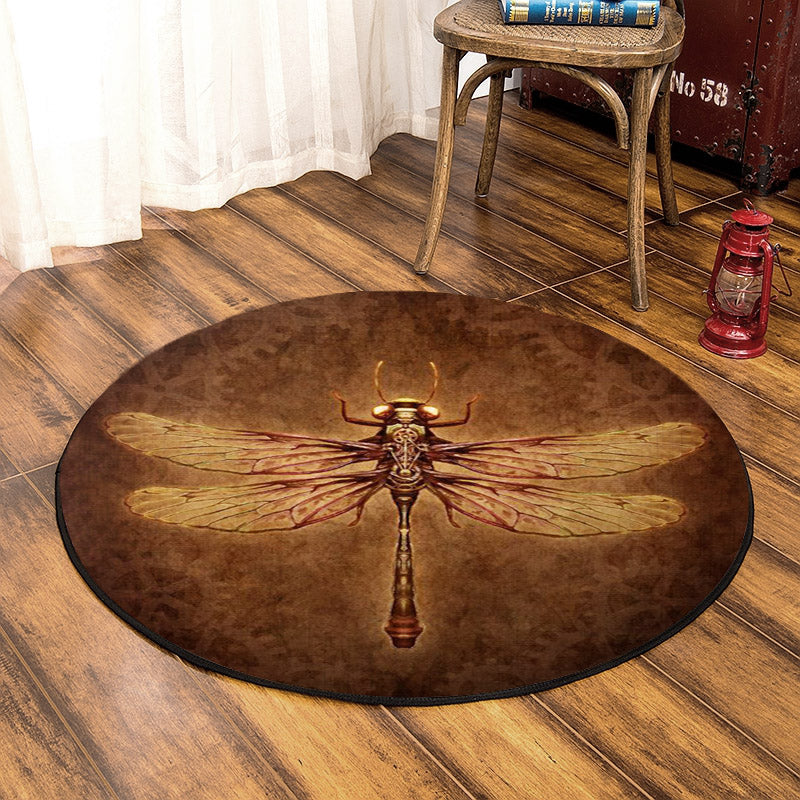 Dragonfly HM080812 Round Area Rug