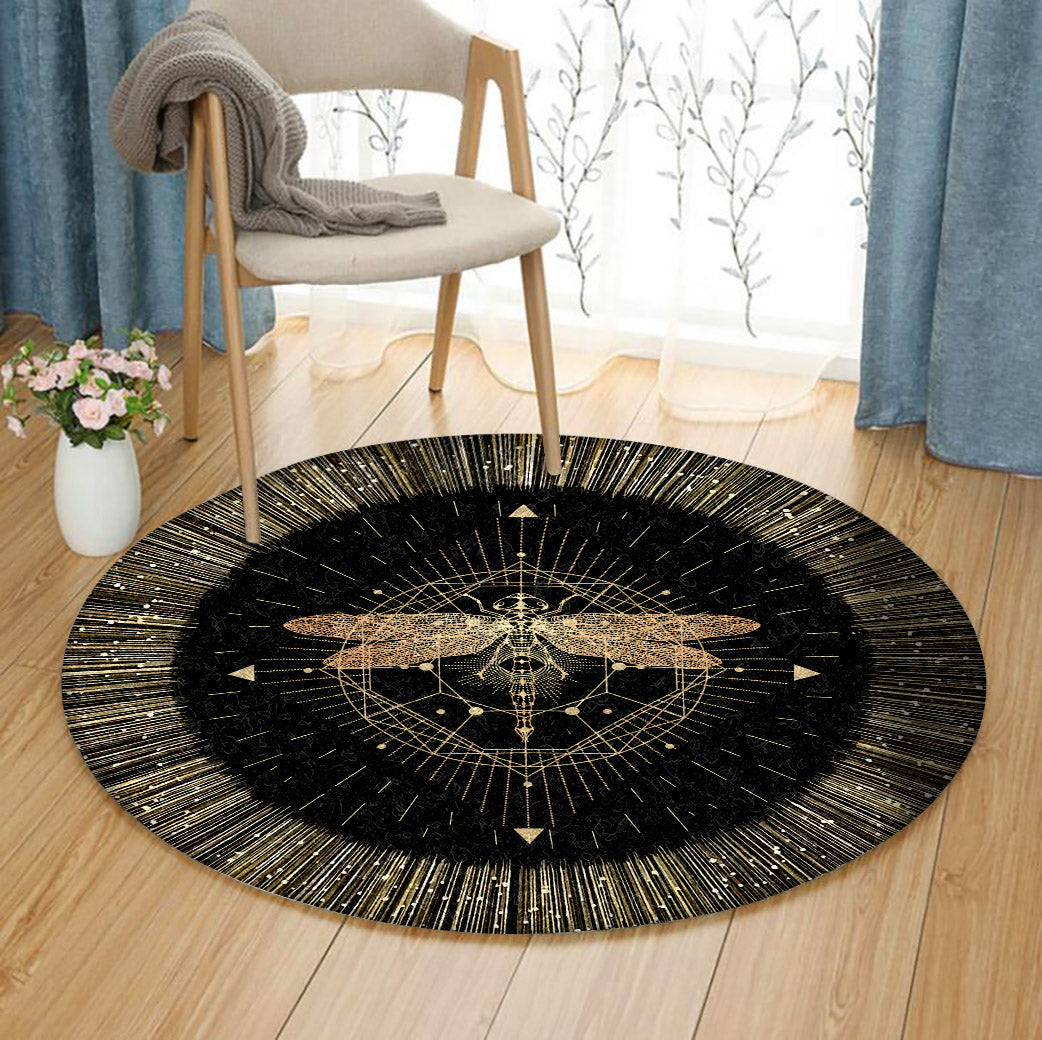 Dragonfly HM080911TM Round Area Rug