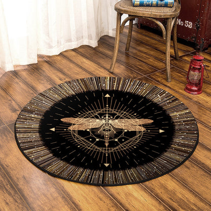 Dragonfly HM080911TM Round Area Rug