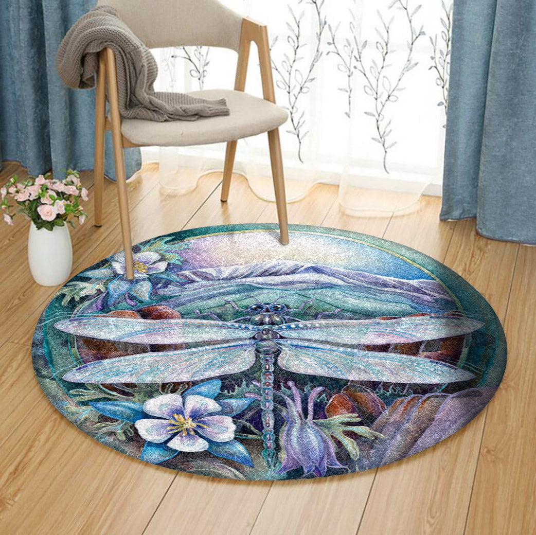 Dragonfly HM310722T Round Area Rug