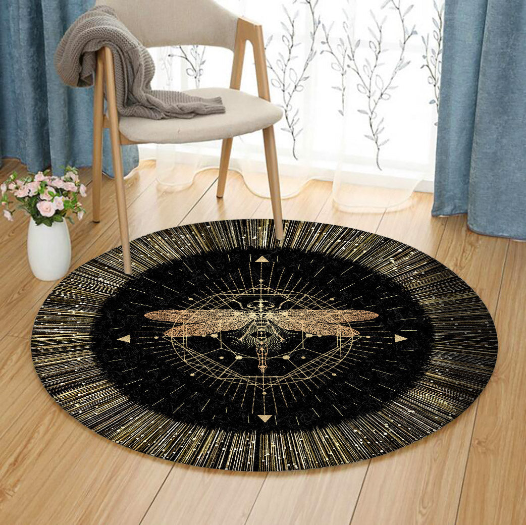 Dragonfly HM310723T Round Area Rug