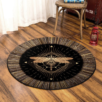 Dragonfly HM310723T Round Area Rug