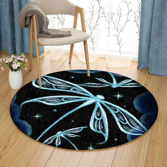 Dragonfly HT150816TM Round Area Rug