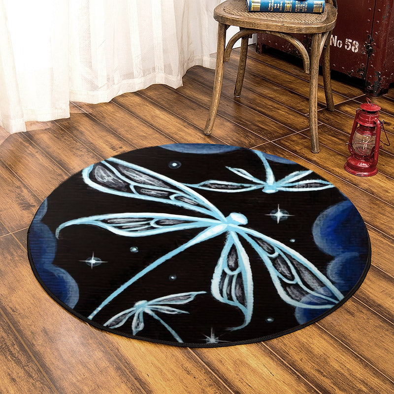 Dragonfly HT150816TM Round Area Rug