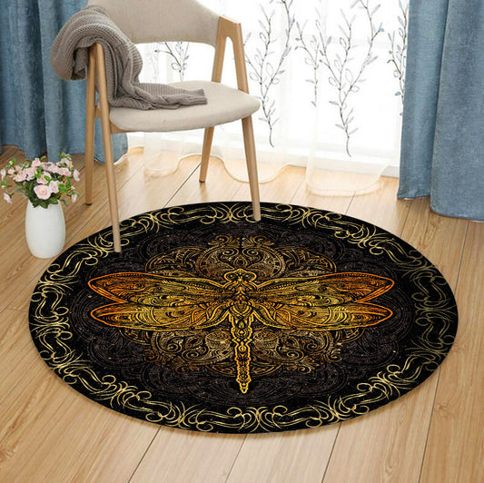 Dragonfly QN310737T Round Area Rug