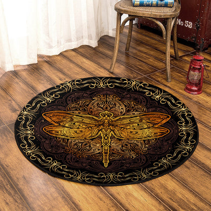 Dragonfly QN310737T Round Area Rug