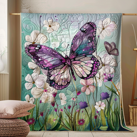 Dreamy Butterflies Quilted Blanket NCU0VL017