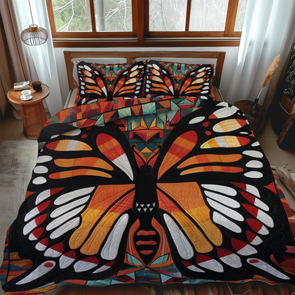 Juego de cama acolchado de 3 piezas Dreamy Butterfly NCU0VL135