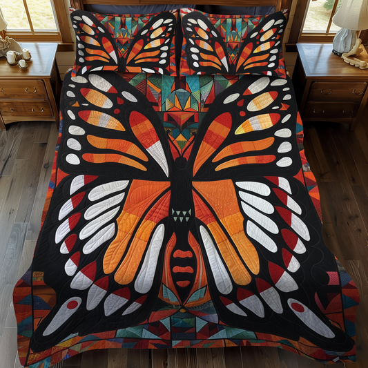 Juego de cama acolchado de 3 piezas Dreamy Butterfly NCU0VL135