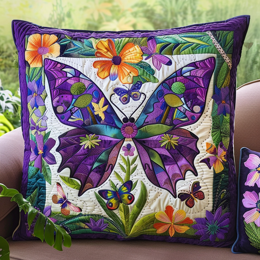 Dreamy Butterfly Quilted Pillow Case NCU0TL057