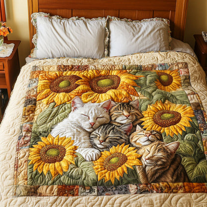 Dreamy Felines Quilted Blanket NCU0PT1879