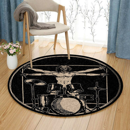 Drummer HM230813TM Round Area Rug