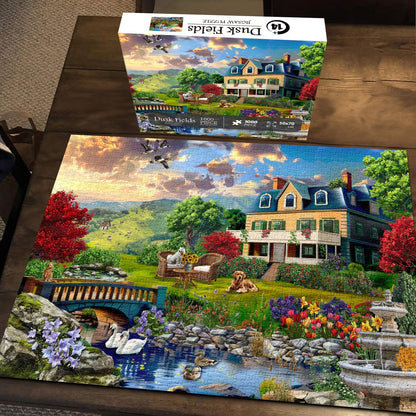 Dusk Fields Jigsaw Puzzle 1000 Pieces