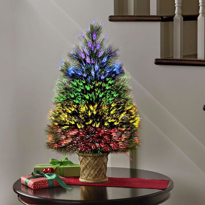 Christmas-the tabletop northern lights tree