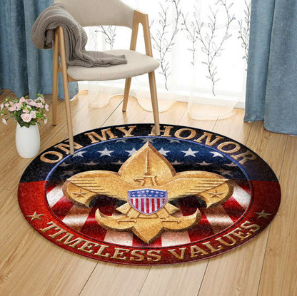 Eagle Scout TN080918TM Round Area Rug