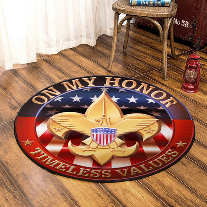 Eagle Scout TN080918TM Round Area Rug