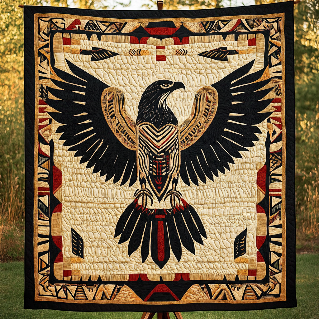 Eagle Spirit Quilted Blanket NCU0DK3554