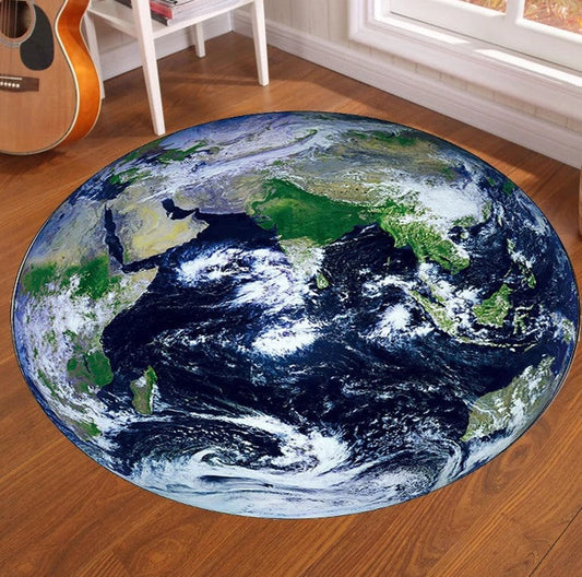 Earth CL300923MDC Round Area Rug