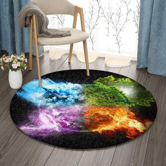 Earth NT1610102RR Round Area Rug