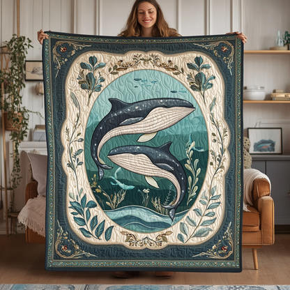 Elegant Whal Quilted Blanket NCU0TL2461