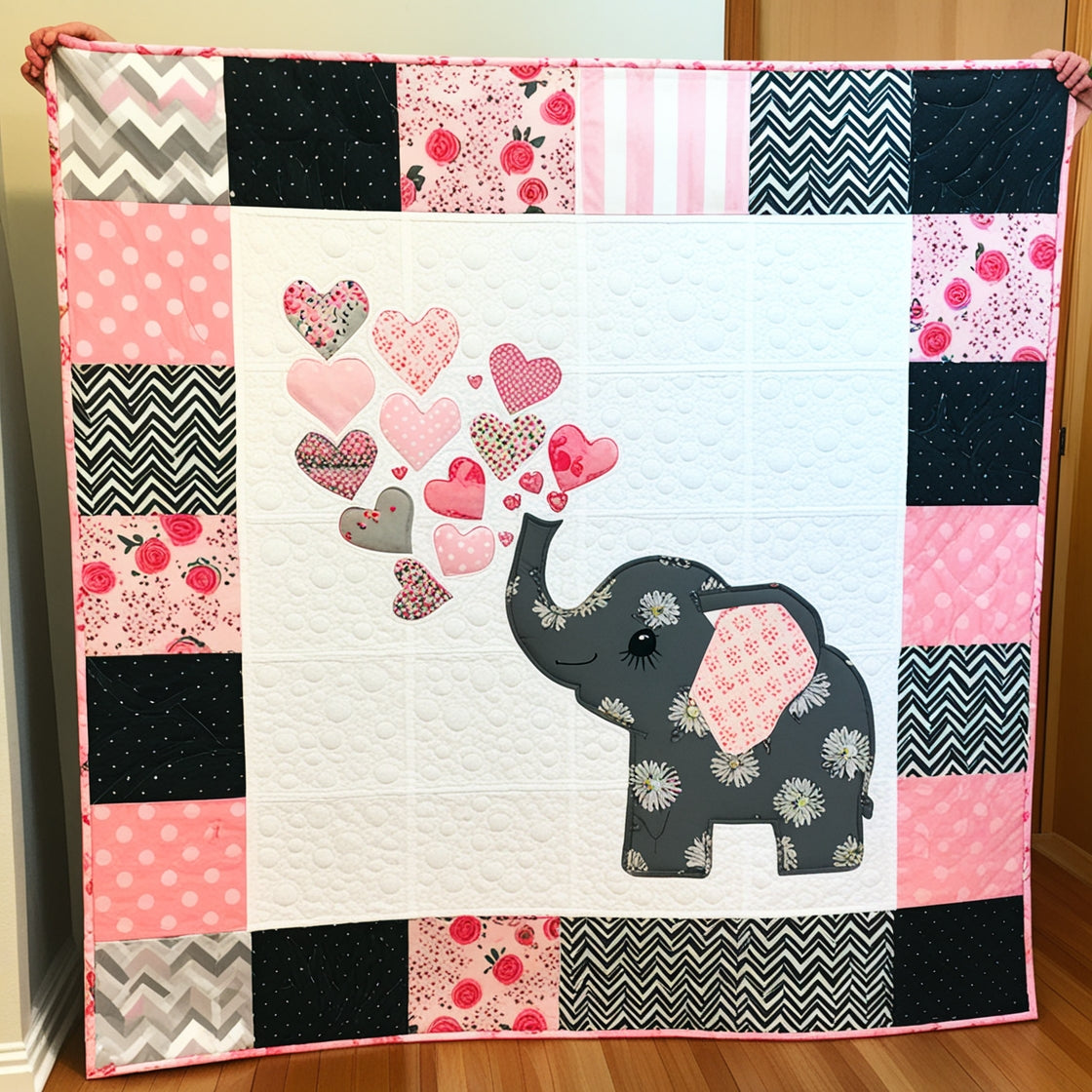 Elephant NTA151024039 Quilt Blanket