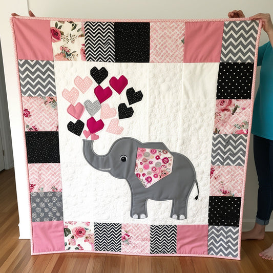 Elephant NTA151024042 Quilt Blanket