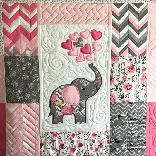 Elephant NTA151024044 Quilt Blanket