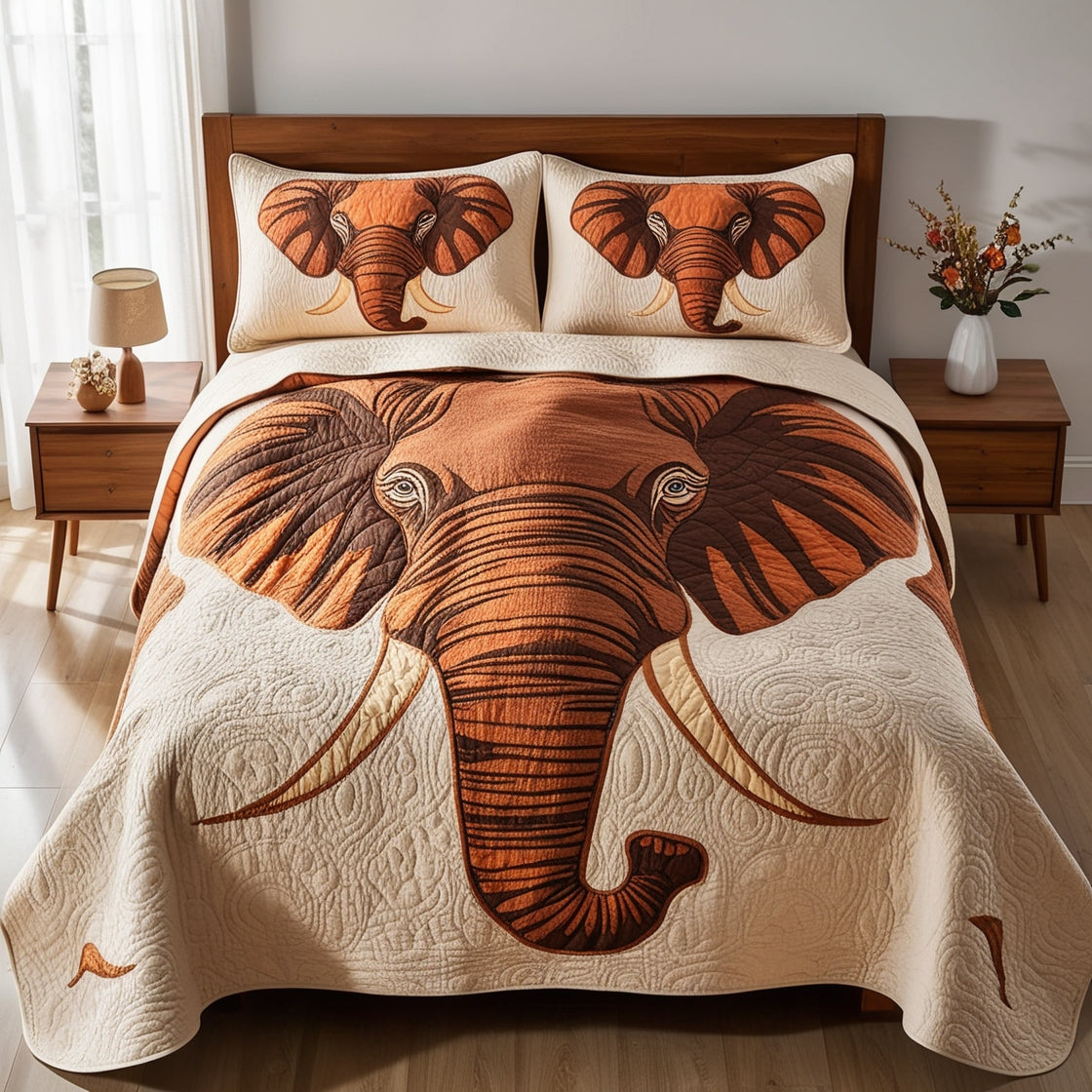 Elephant NTA181024603 Quilt Bedding Set