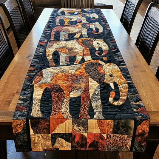 Elephant TAI281024300 Quilted Table Runner