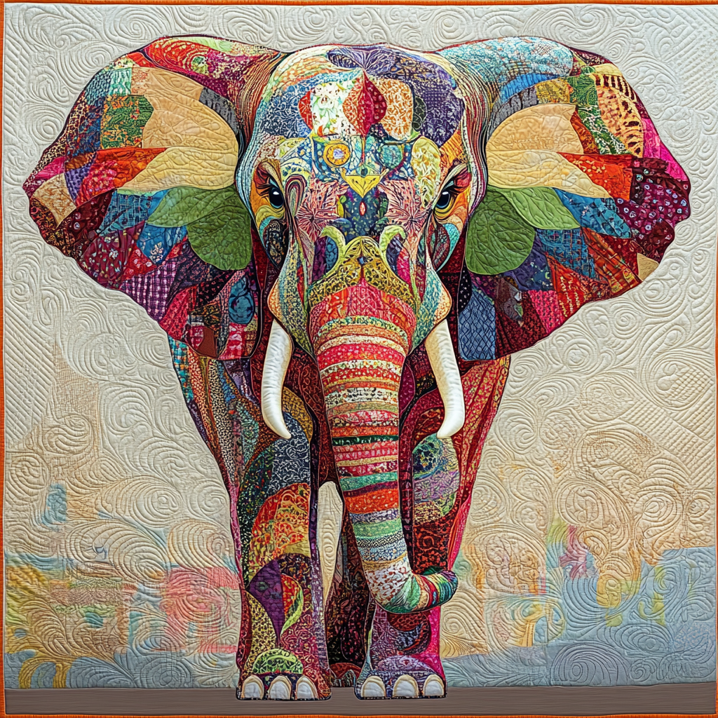 Elephant TAI311024296 Quilt Blanket