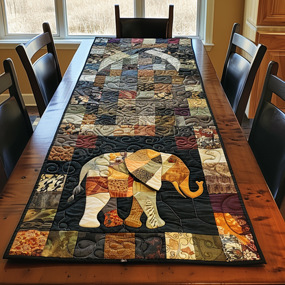 Elephant Prestige Quilted Table Runner NCU0TH833