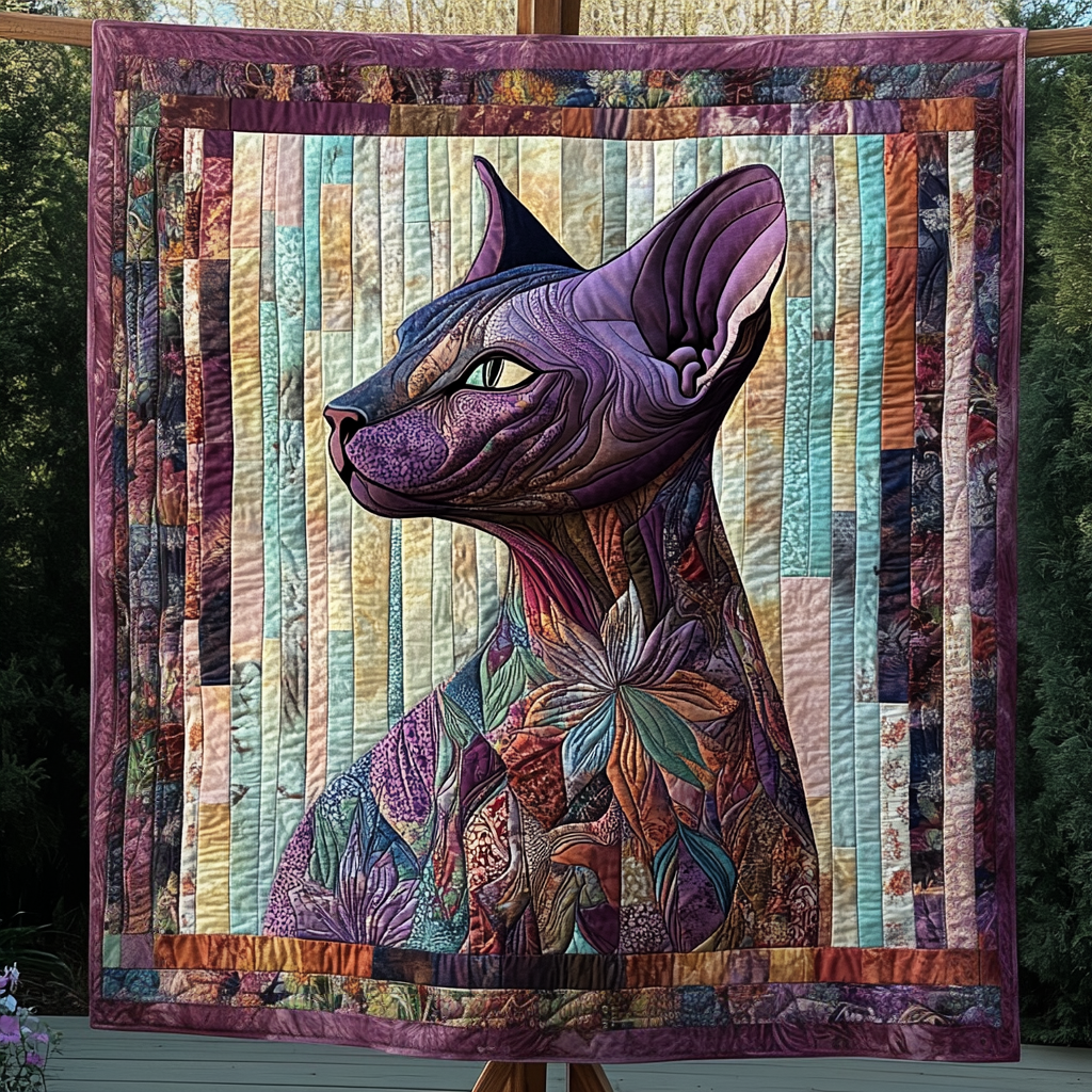 Enchanted Feline Quilted Blanket NCU0VH1509